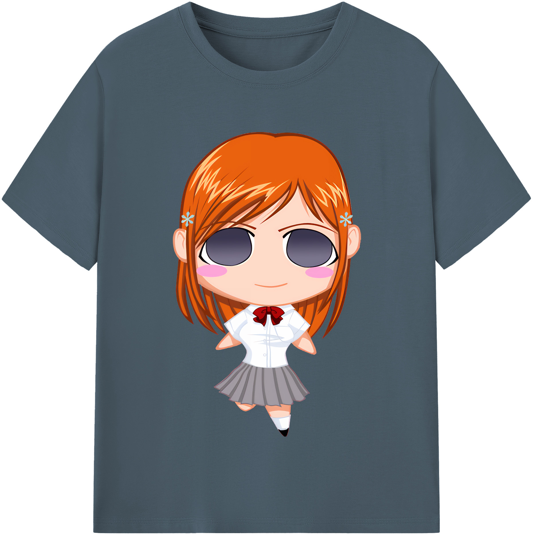 （画像用） ブリーチ 井上織姫（いのうえおりひめ） BLEACH Inoue Orihime 綿100％半袖Tシャツ（フロントプリント）